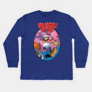 Burger Boss Kids Long Sleeve T-Shirt